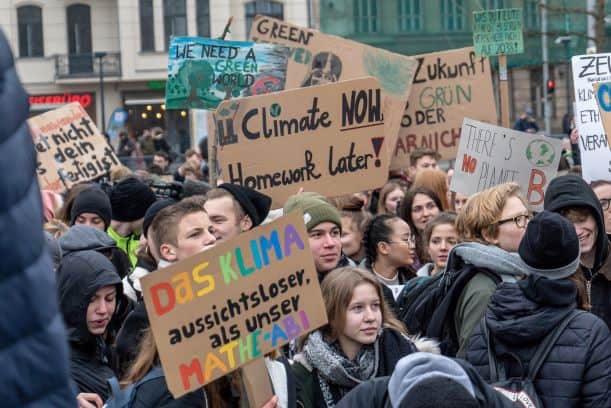 Teens strike for climate